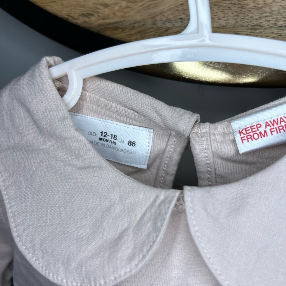 Zara Blush Pink Long Sleeve Kids Top - Picture 3 of 8
